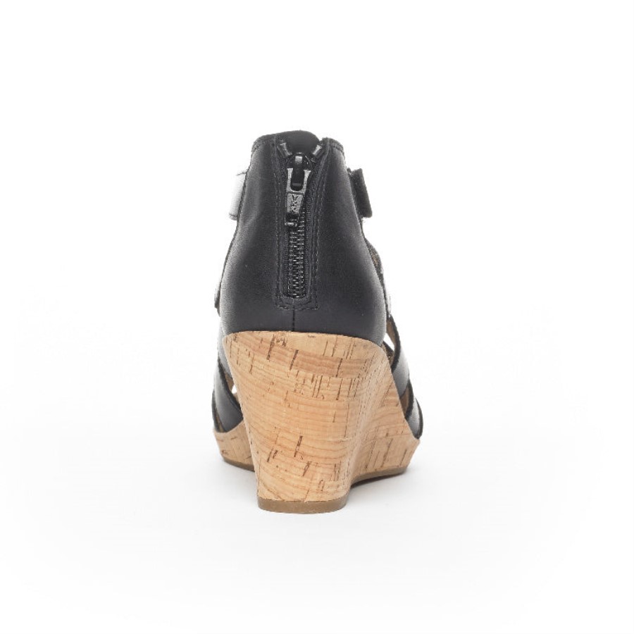 Rockport Briah Gladiator Sandal Black Leather