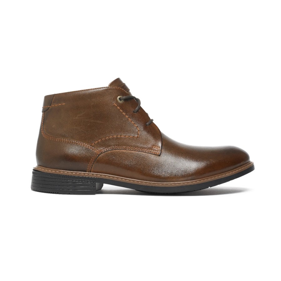 Rockport Classic Break Chukka Dark Brown Leather