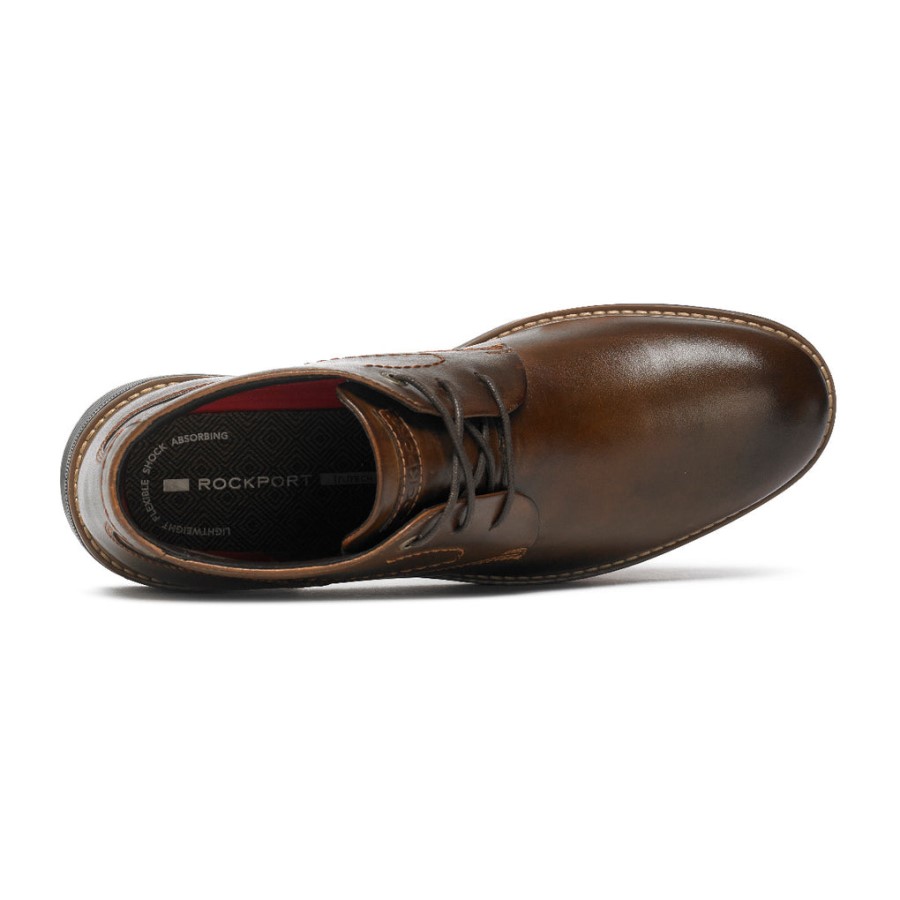 Rockport Classic Break Chukka Dark Brown Leather