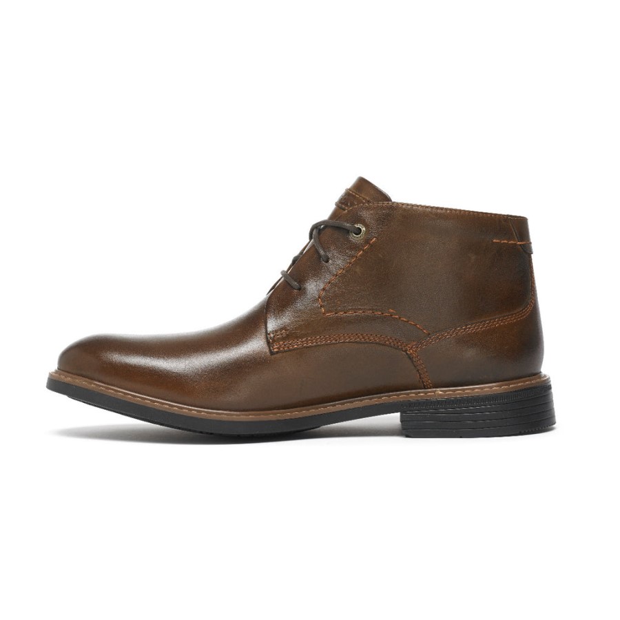 Rockport Classic Break Chukka Dark Brown Leather
