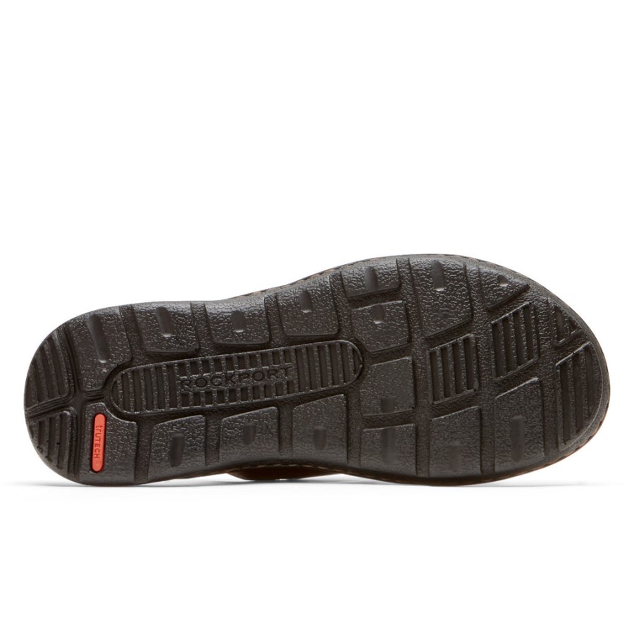 Rockport Darwyn Slide Sandal Coach Brown