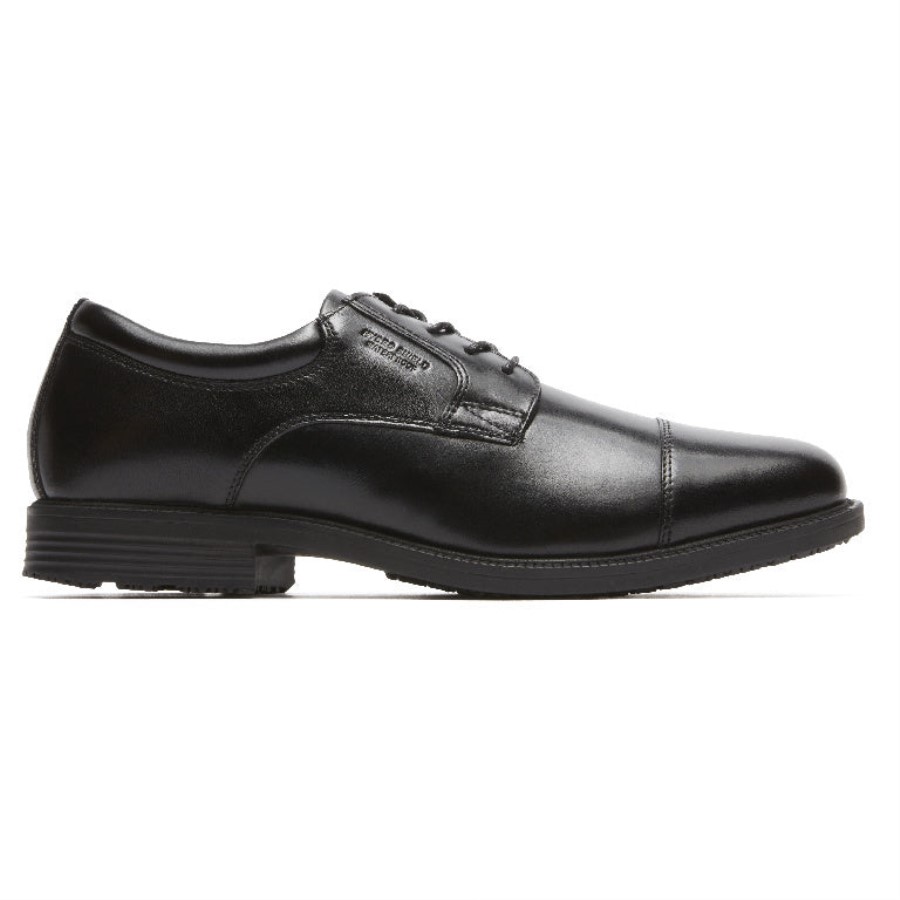 Rockport Essential Details Waterproof Cap Toe Black