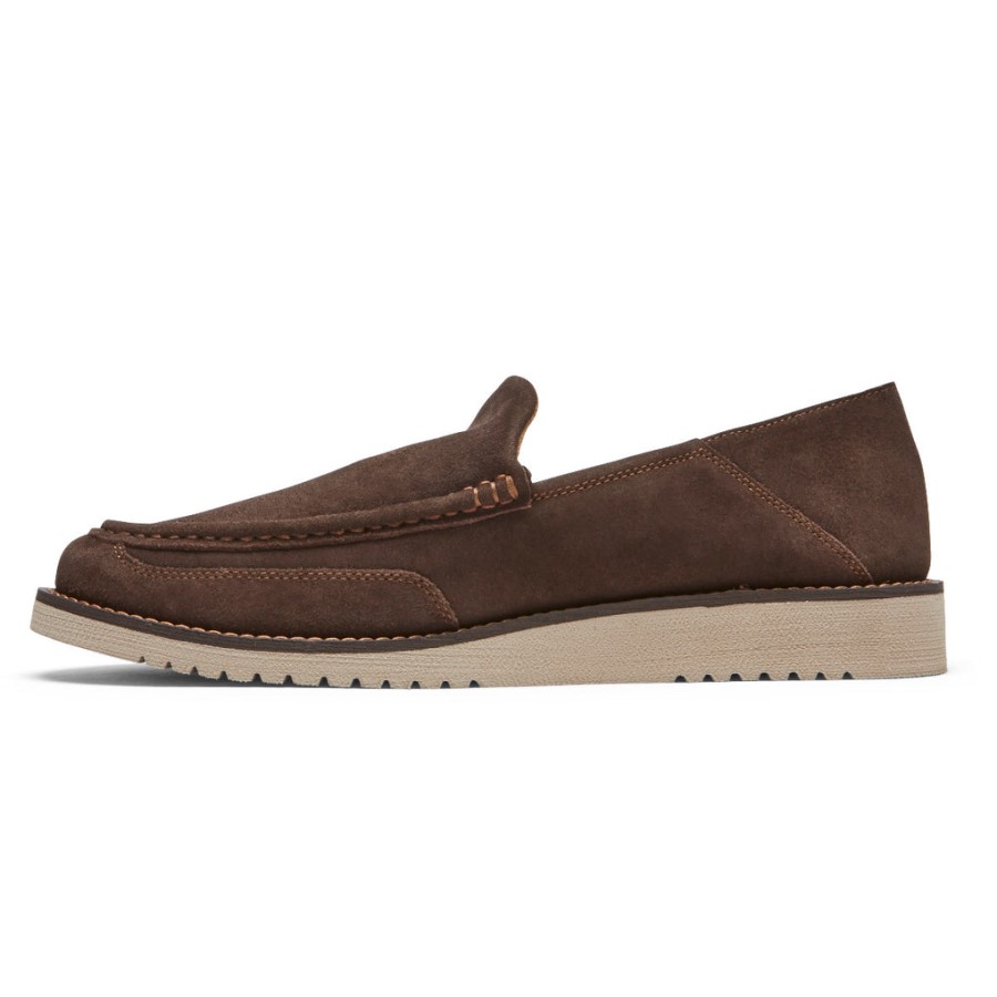 Rockport Men's Axelrod Crushback Slip-On Java Nubuck