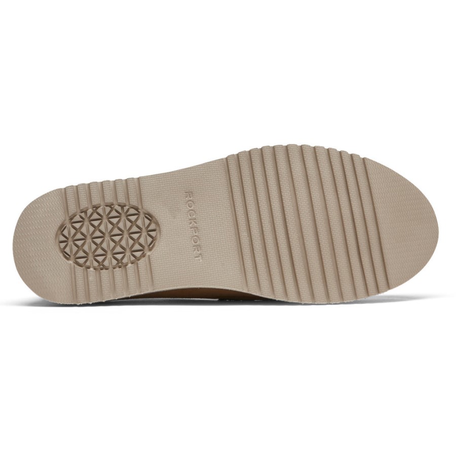 Rockport Men's Axelrod Crushback Slip-On Vicuna Nubuck