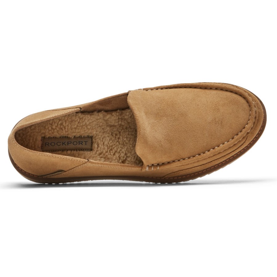 Rockport Men's Axelrod Crushback Slip-On Vicuna Nubuck