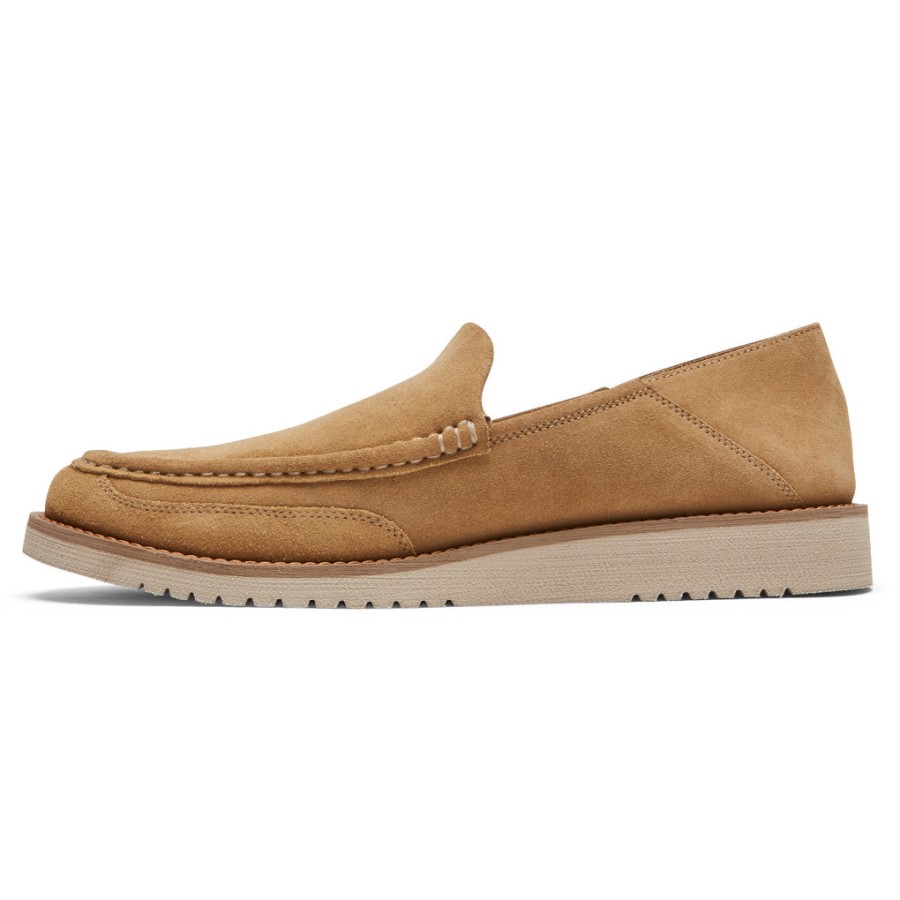Rockport Men's Axelrod Crushback Slip-On Vicuna Nubuck