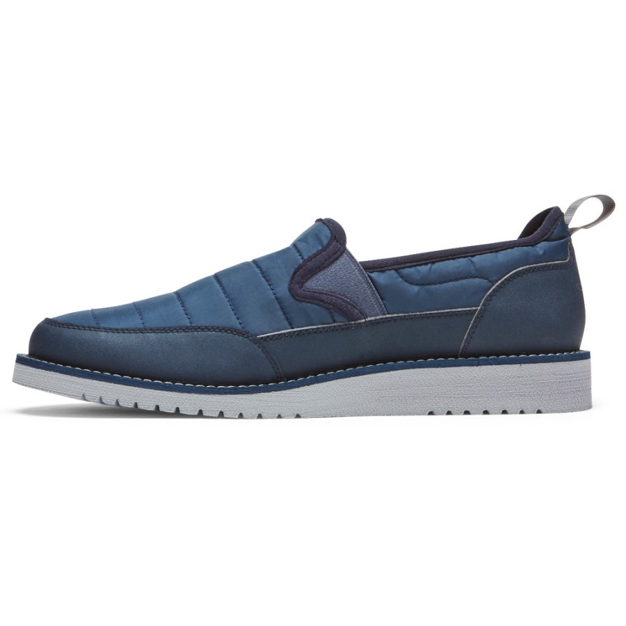 Rockport Men's Axelrod Quilted Slip-On Navy