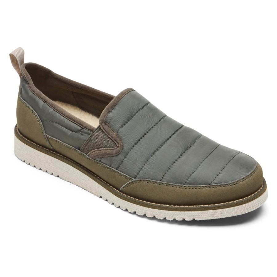 Rockport Men's Axelrod Quilted Slip-On Olive