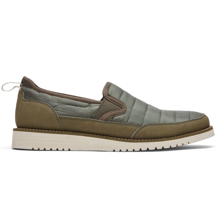 Rockport Men's Axelrod Quilted Slip-On Olive