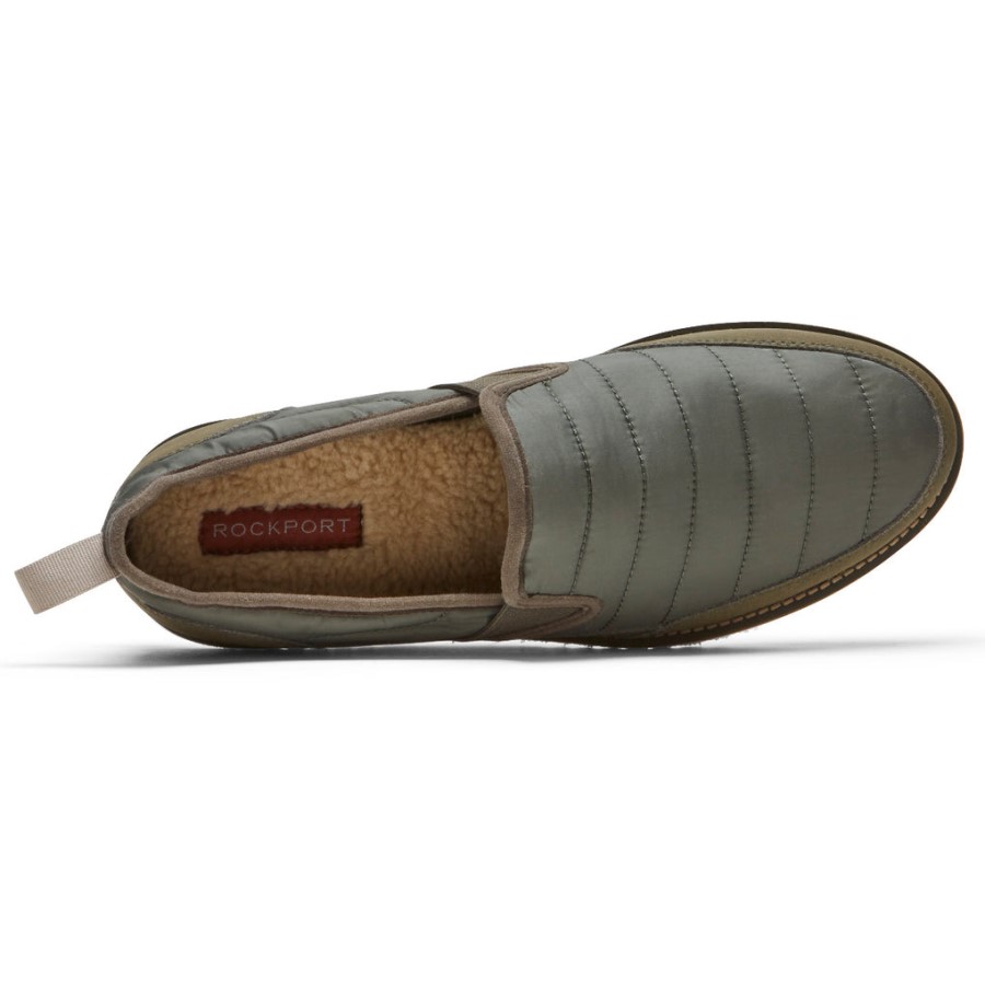Rockport Men's Axelrod Quilted Slip-On Olive