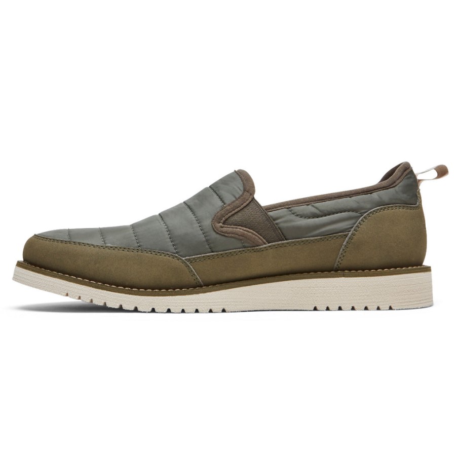 Rockport Men's Axelrod Quilted Slip-On Olive