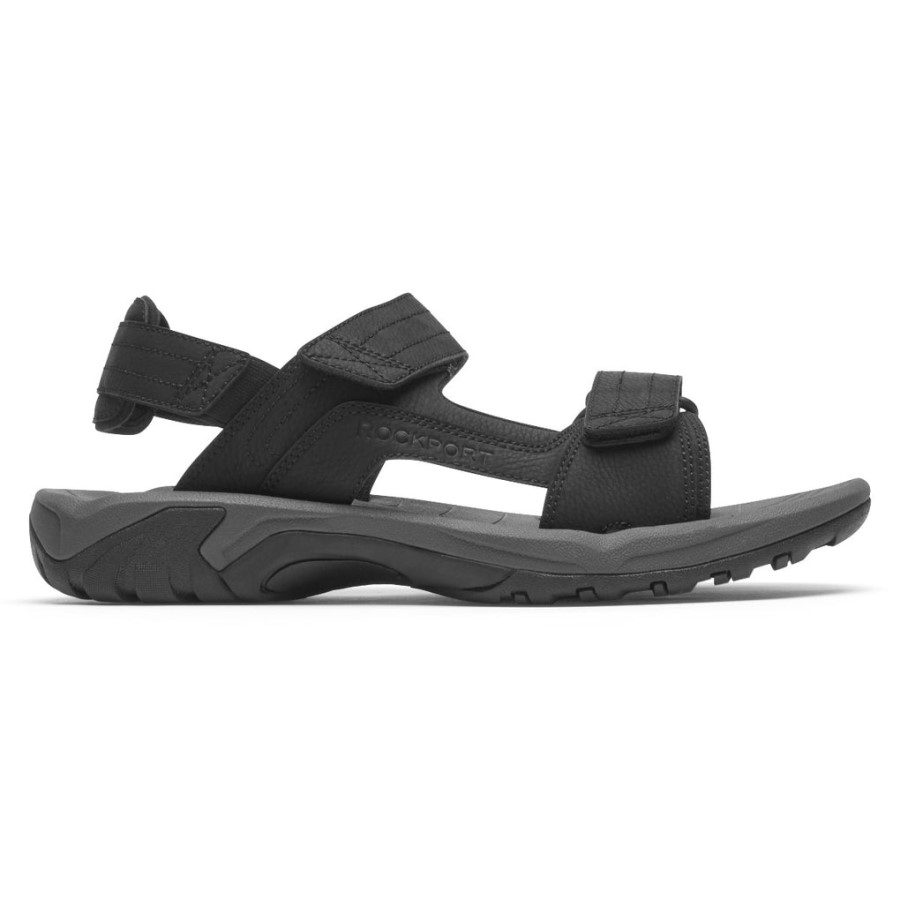 Rockport Men's Byron Adjustable Sandal Black