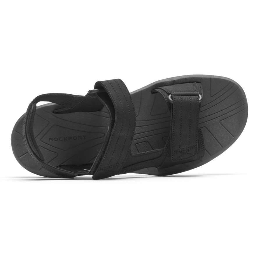 Rockport Men's Byron Adjustable Sandal Black