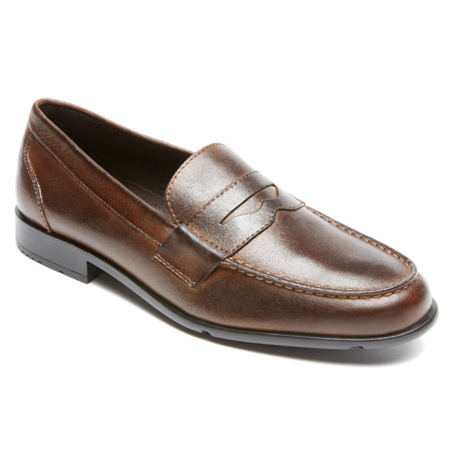 Rockport Men's Classic Penny Loafer Dark Brown