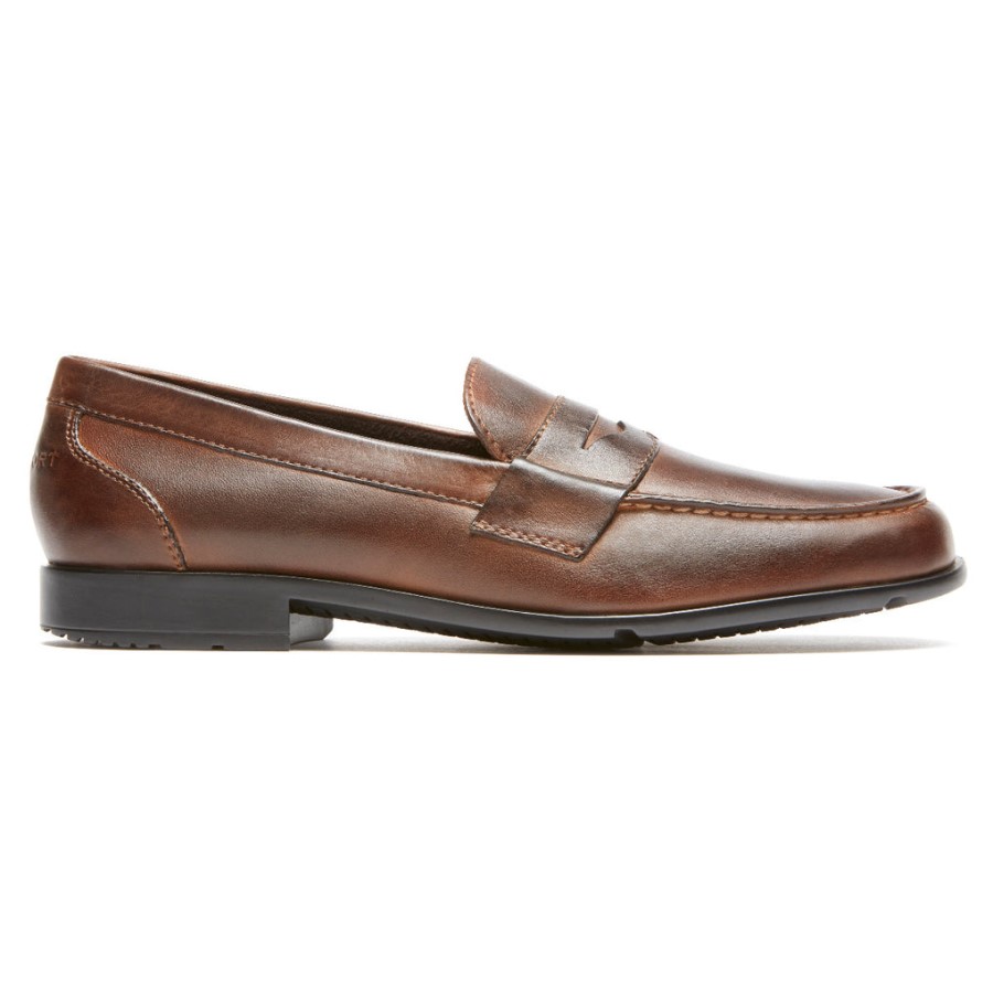 Rockport Men's Classic Penny Loafer Dark Brown