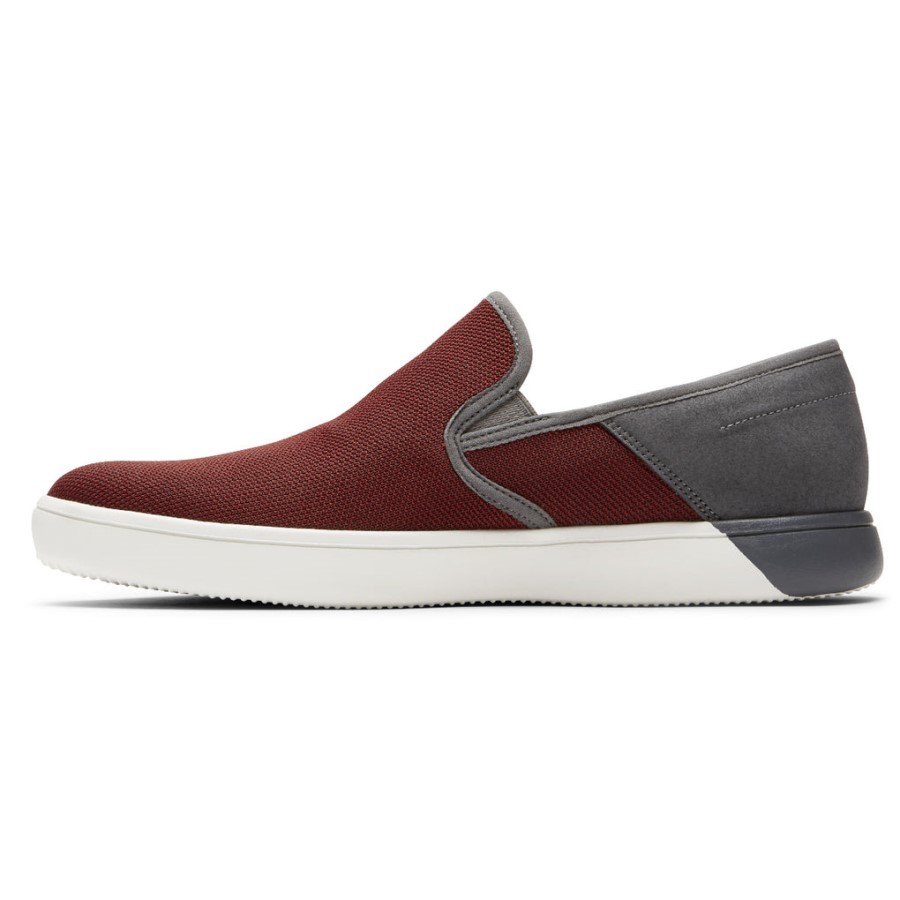 Rockport Men's Colle Slip-On Mesh Sneaker Redwood Multi Mesh