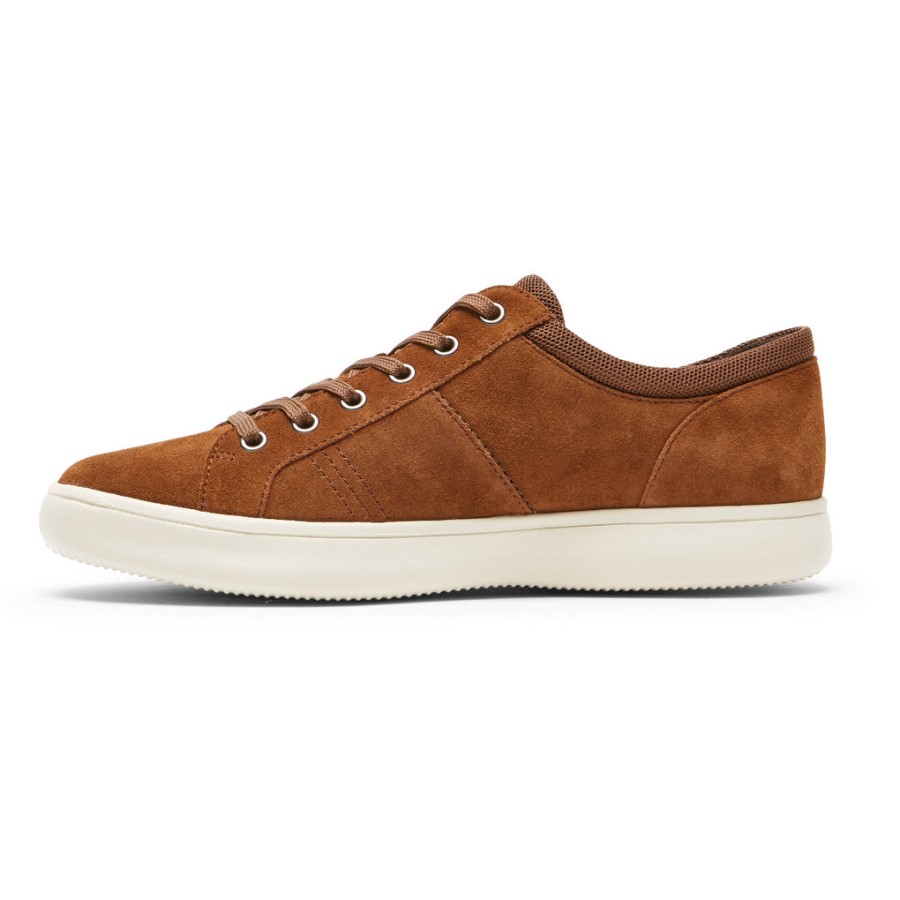 Rockport Men's Colle Tie Sneaker Tan Suede