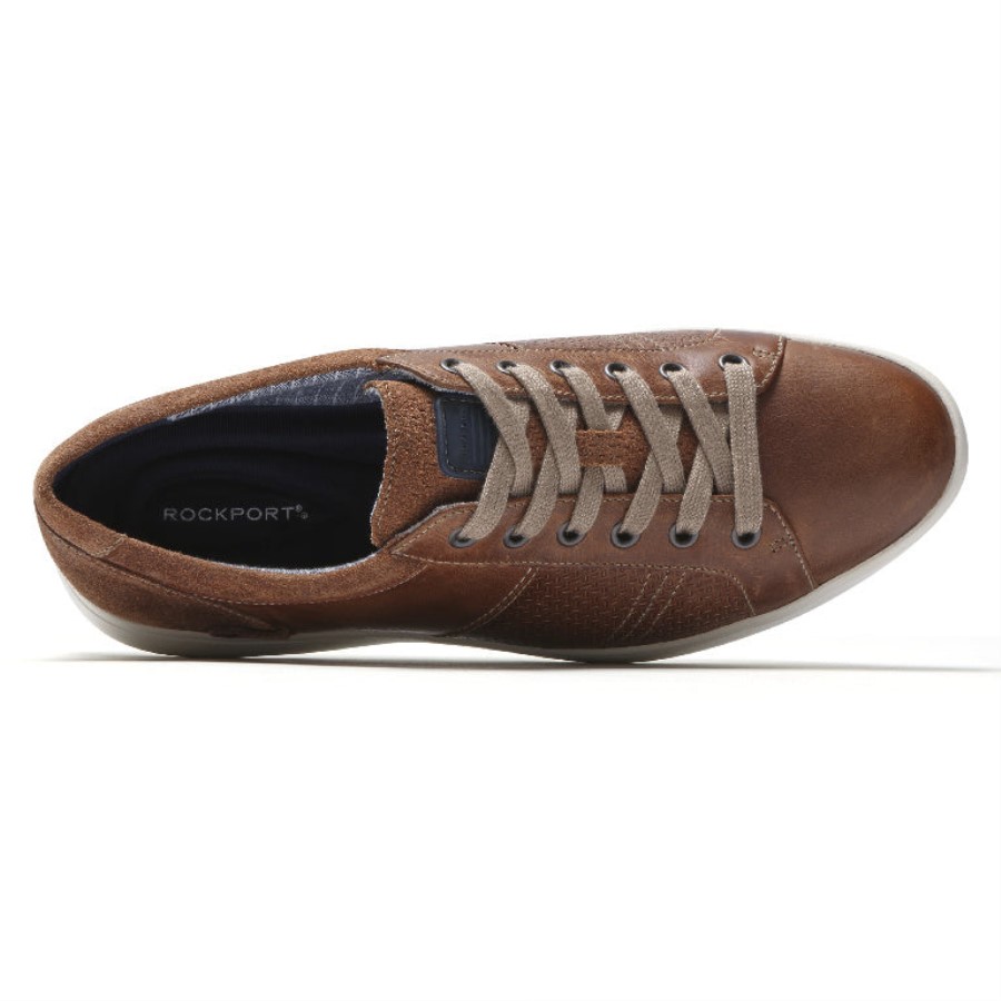 Rockport Men's Colle Tie Sneaker Tan
