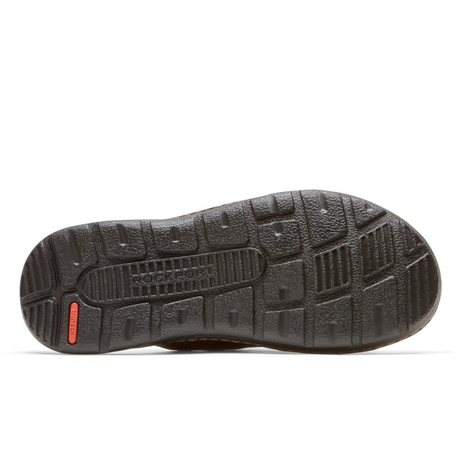 Rockport Men's Darwyn 2 Slide Sandal Coach Brown