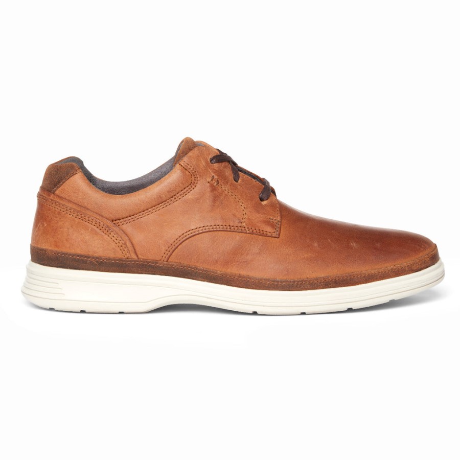 Rockport Men's DresSports 2 Go Plain Toe New Caramel