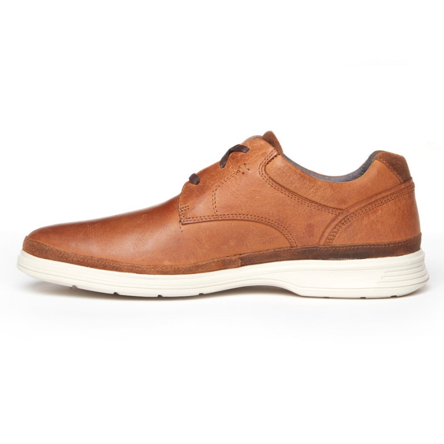Rockport Men's DresSports 2 Go Plain Toe New Caramel