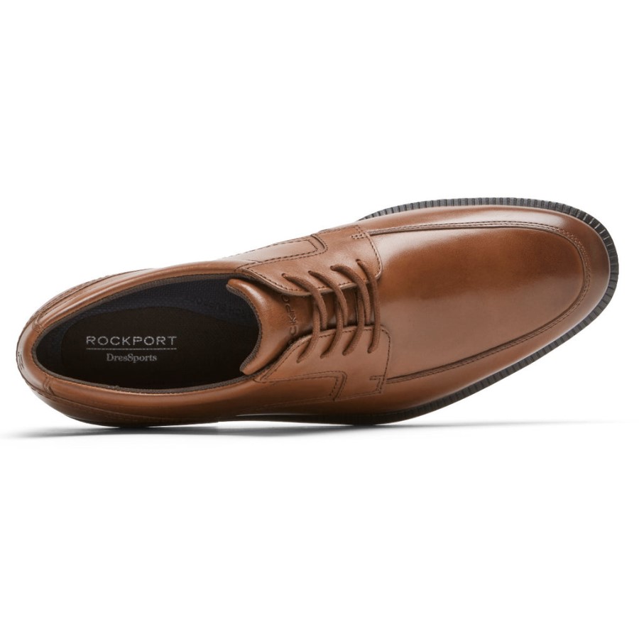 Rockport Men's DresSports Office Apron Toe Oxford Cognac