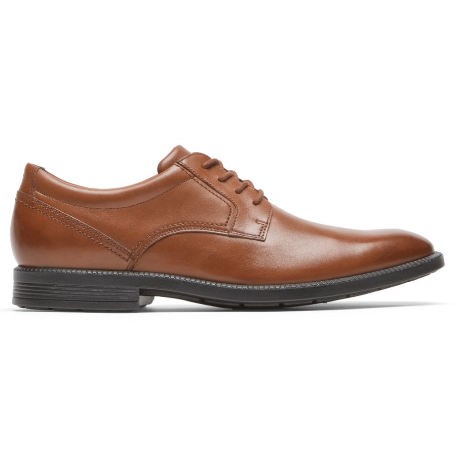 Rockport Men's DresSports Office Plain Toe Oxford Cognac