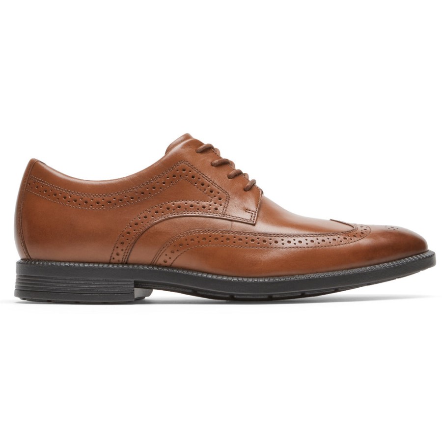 Rockport Men's DresSports Plus Wingtip British Tan