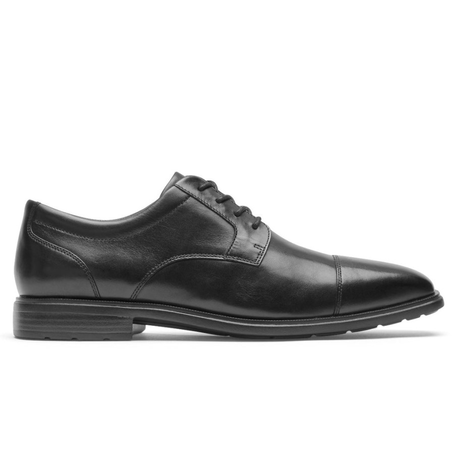 Rockport Men's DresSports Work Cap Toe Oxford Black