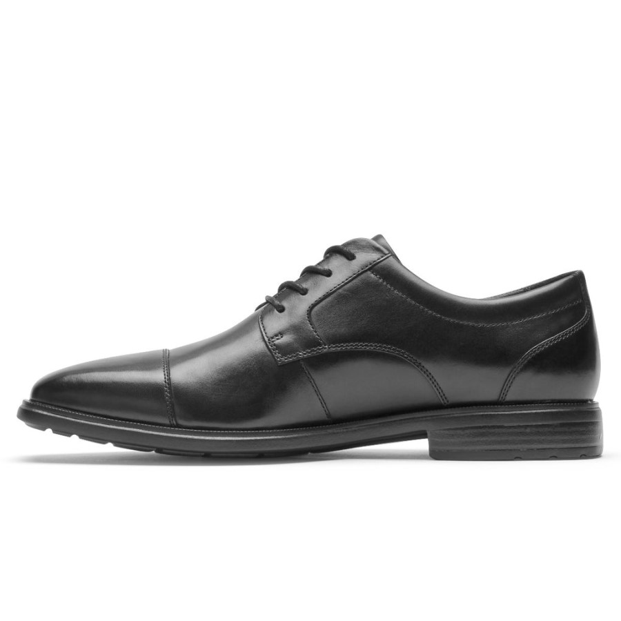 Rockport Men's DresSports Work Cap Toe Oxford Black