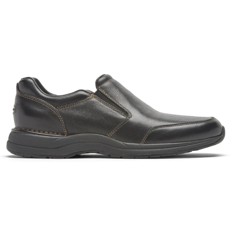 Rockport Men's Edge Hill 2 Double Gore Slip-On Black