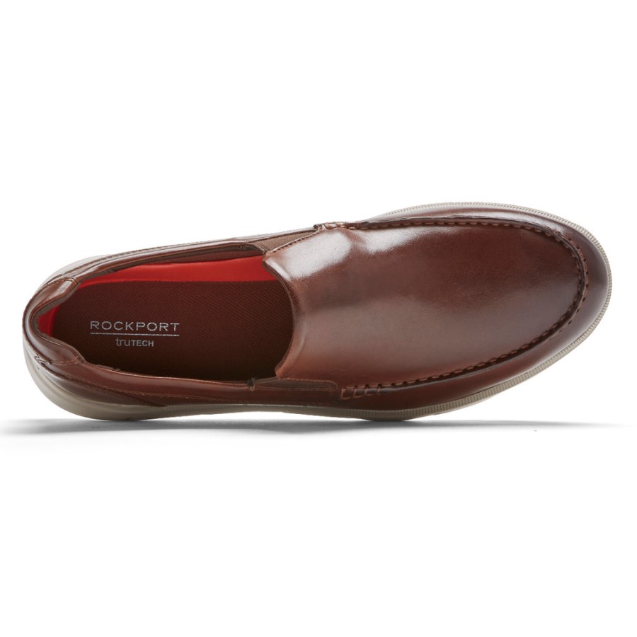 Rockport Men's Grady Venetian Loafer Dark Brown