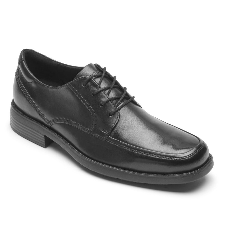 Rockport Men's Greyson Apron Toe Oxford Black