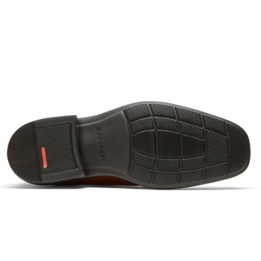 Rockport Men's Greyson Bike Toe Slip-On Tan