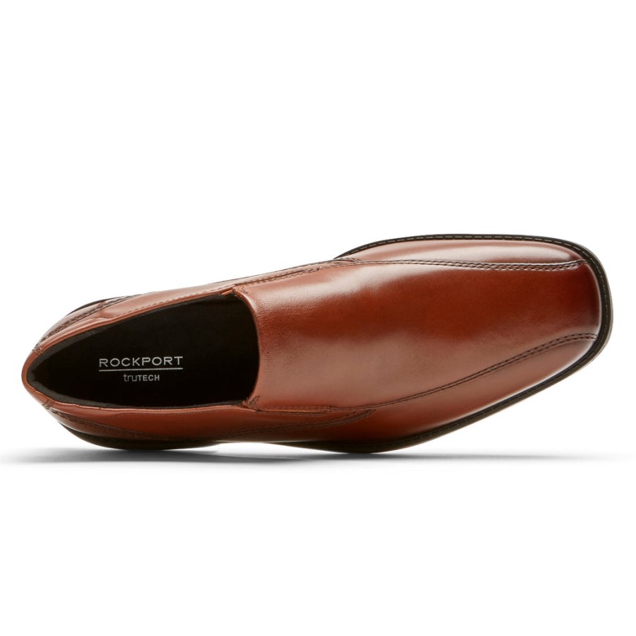 Rockport Men's Greyson Bike Toe Slip-On Tan