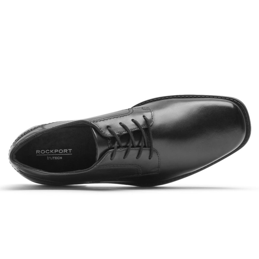 Rockport Men's Greyson Plain Toe Oxford Black