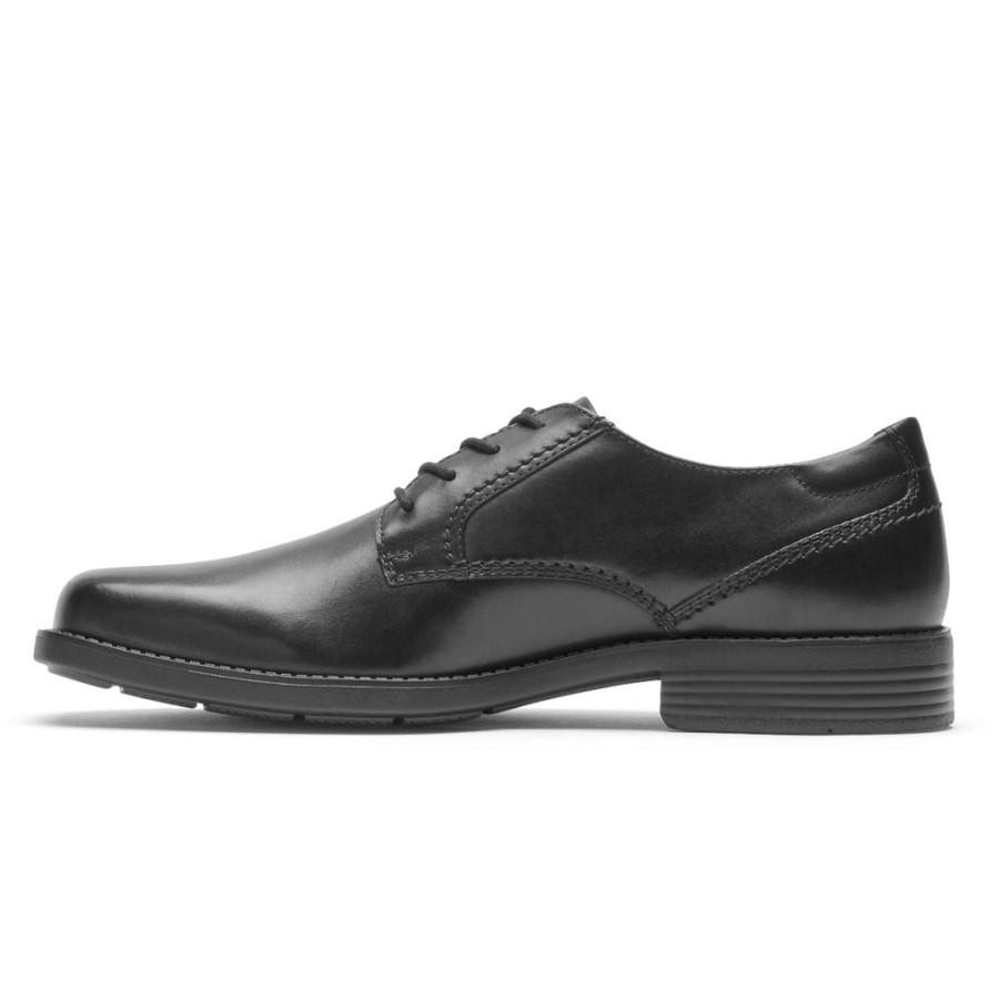 Rockport Men's Greyson Plain Toe Oxford Black