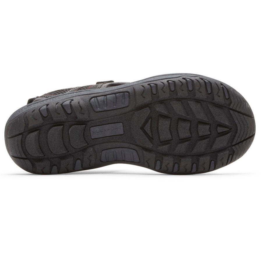 Rockport Men's Hayes Quarter-Strap Sandal Black