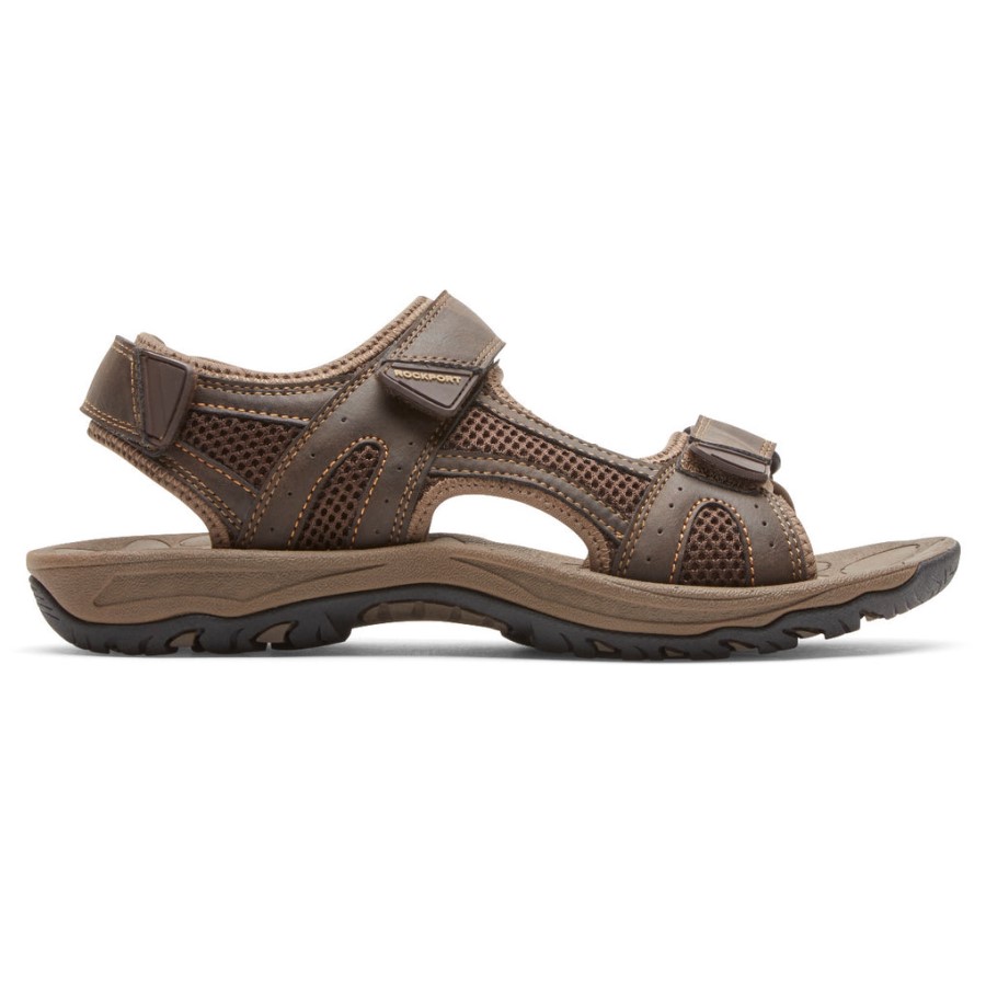 Rockport Men's Hayes Quarter-Strap Sandal Brown