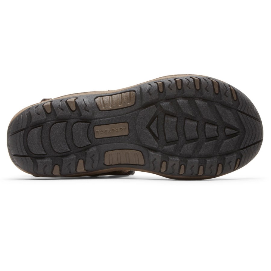 Rockport Men's Hayes Quarter-Strap Sandal Brown