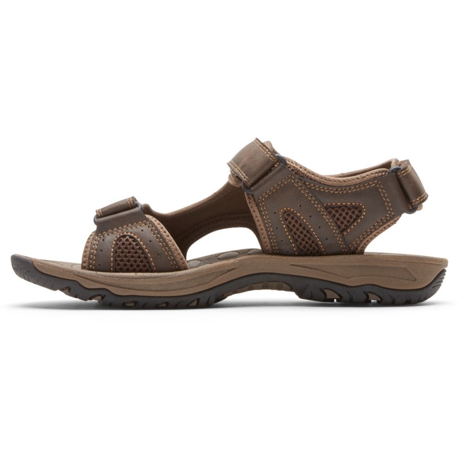 Rockport Men's Hayes Quarter-Strap Sandal Brown