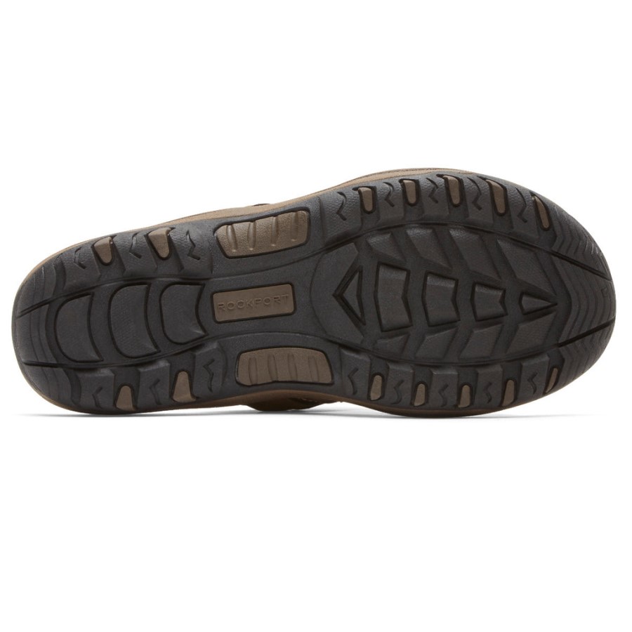 Rockport Men's Hayes Slide Sandal Taupe