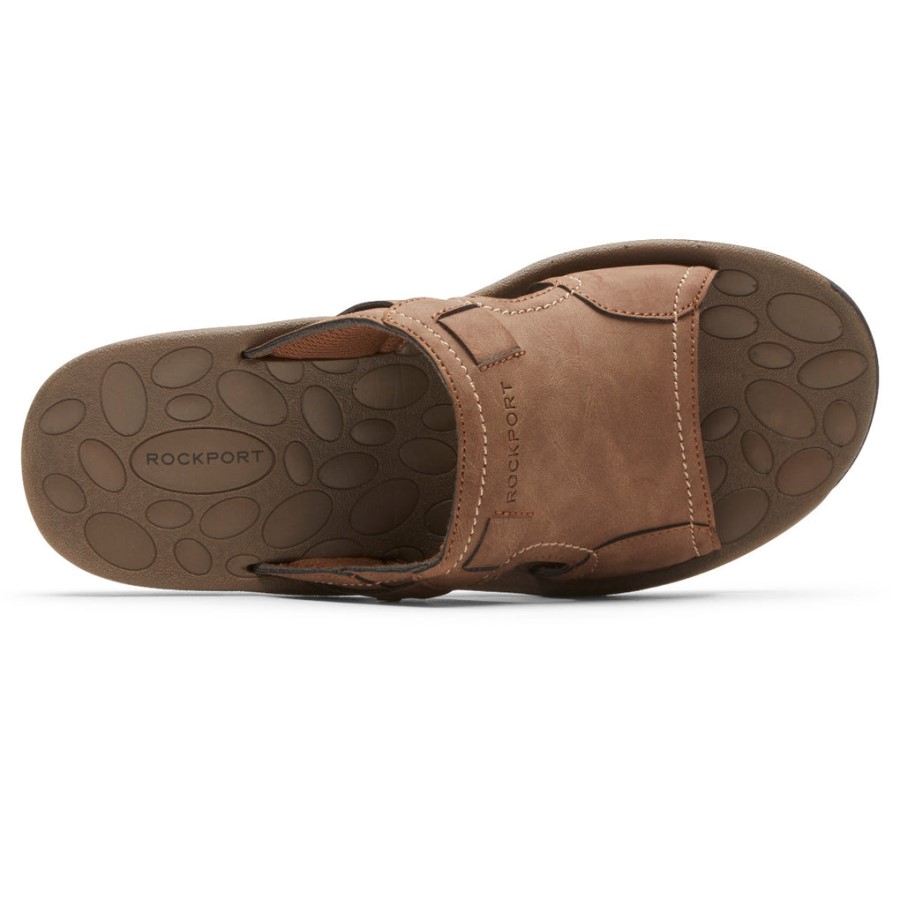 Rockport Men's Hayes Slide Sandal Taupe