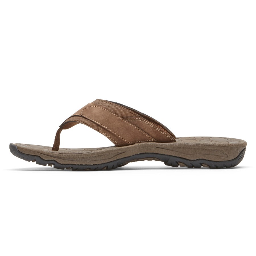Rockport Men's Hayes Thong Sandal Tan
