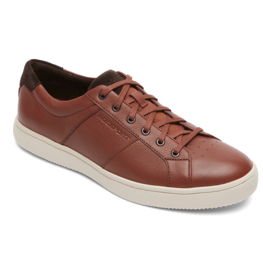 Rockport Men's Jarvis Lace-to-Toe Sneaker Cognac