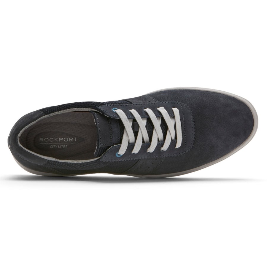 Rockport Men's Jarvis Sneaker New Dress Blues Nubuck