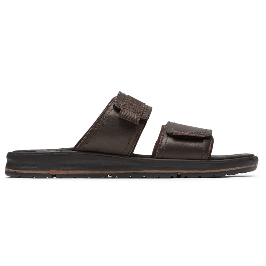 Rockport Men's Lucky Bay Dress Slide Brown