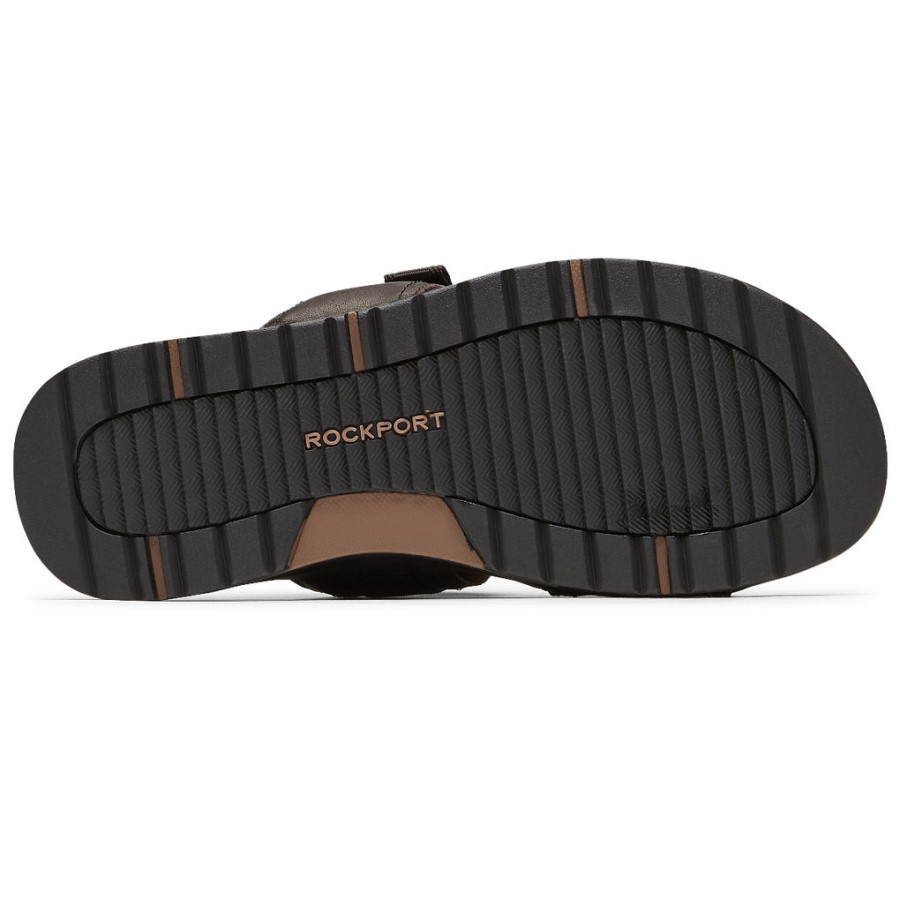 Rockport Men's Lucky Bay Dress Slide Brown