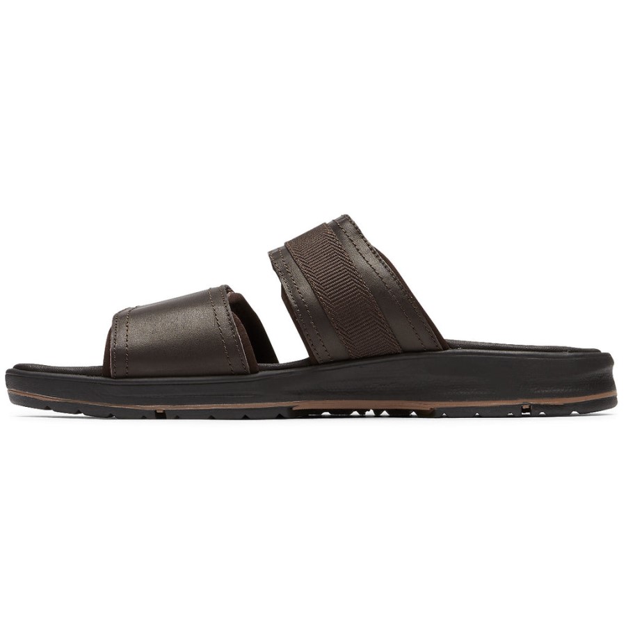 Rockport Men's Lucky Bay Dress Slide Brown