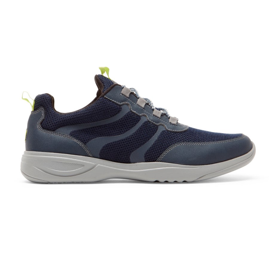 Rockport Men's Metro Path Ghillie Sneaker Navy Mesh